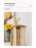 Nordic Deer Head Borosilicate Glass Airtight Jar with Lid for Tea, Chenpi, and Grain Storage