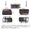 Car Sun Visor Full Faux Leather Storage Holder for Parking and Small Pocket, Size, Series, Smartphone, Sunglasses, Cards, Cables, Earphones, Tickets,