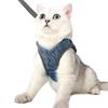 Cat Harness Leash Upgraded Anti Escape Breathable Chest Vest Adjustable For Cats And Kittens Daily Walks Park Travel Birthday
