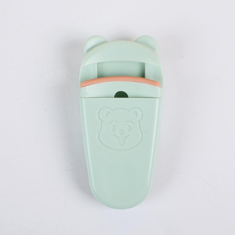 

1шт щипцы для завивки ресниц широкоугольные пластиковые портативные прочные 7.5cm*3.6cm*3.6cm зелёный