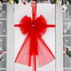Double-Layer Luxury Door Fully Wrapped Red Extra Large Bow Ribbon Elegant Traditional Christmas Tree Fireplace Decoration