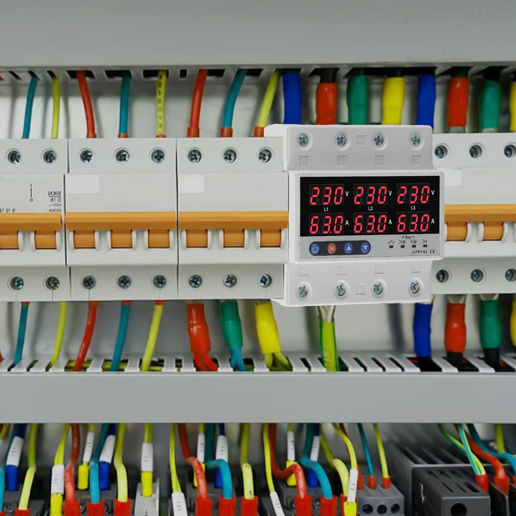Advanced OverVoltage and UnderVoltage Protector with Real Time Current Monitoring and Multiple Protection Features