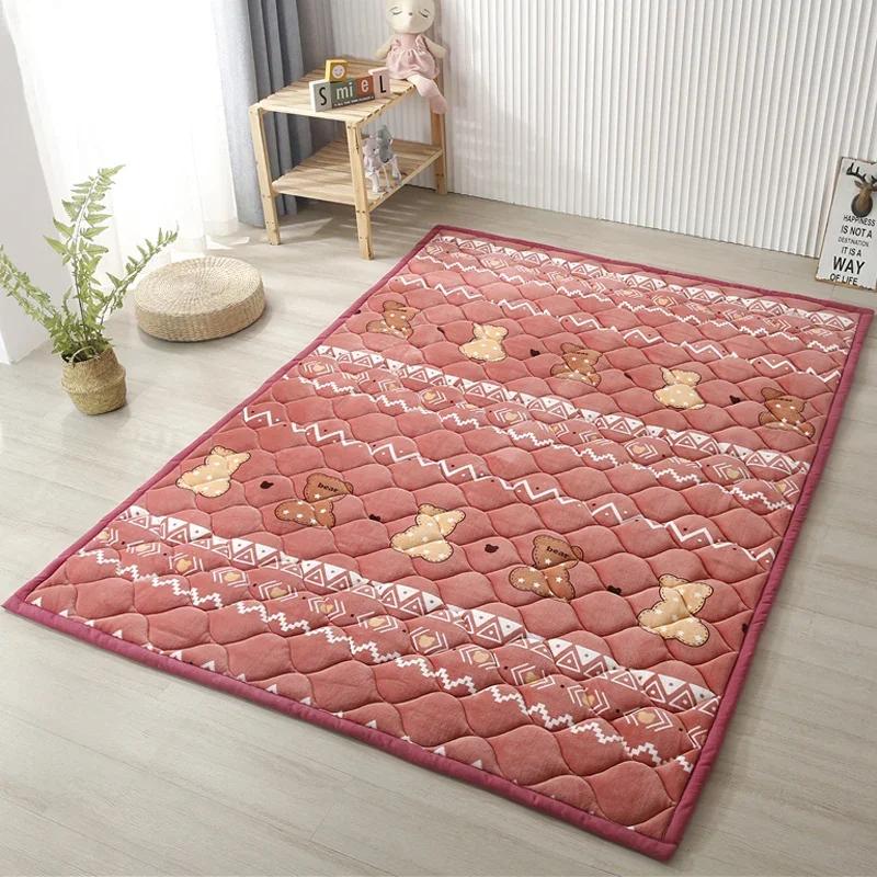 

Зимний теплый чехол для матраса, бархатные наматрасники, толстое покрывало, тонкий пол-татами, складные матрасы, простыня 90x200cm