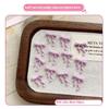 30Pcs Ribbon Bow Nail Art Charms 3D Nail Decoration Macaron Color Manicure Accessories Resin Material Diy