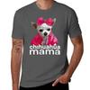 Lovely Chihuahua Mama With A Bow Tshirt Simple Print Design Tshirt