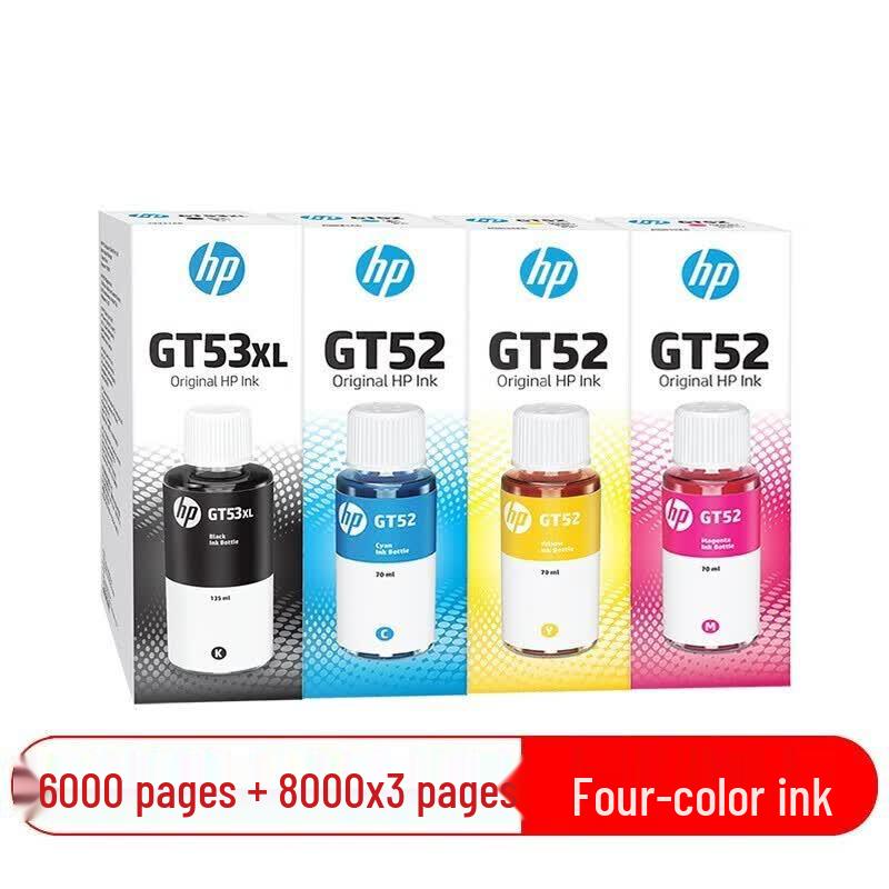 HP GT52/53XL Black & Color Ink Cartridge Set