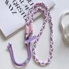 Pure Hand-Woven Mobile Phone Lanyard, Adjustable Crossbody Long Rope, Neck Lanyard, Anti-Loss Hanging Piece And Pendant