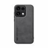 KEYSION Luxury Retro PU Leather Phone Case for OPPO Reno16 Pro 5G Silicone+PC Shockproof Phone Cover for OPPO Reno16 F 16 FS 5G