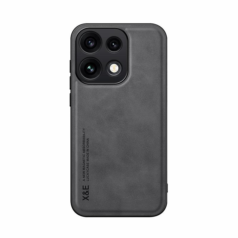KEYSION Luxury Retro PU Leather Phone Case for OPPO Reno16 Pro 5G Silicone+PC Shockproof Phone Cover for OPPO Reno16 F 16 FS 5G