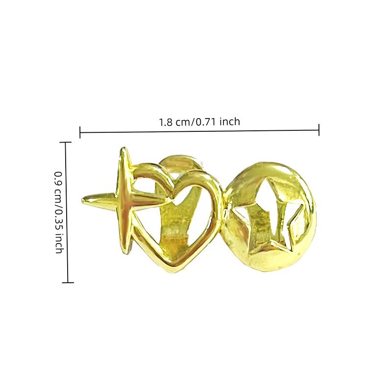 Punk Hip Hop Hollow Heart Star Teeth Caps For Women Men Vintage Tooth Grills Jewelry Accessories