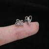 Pair Of Geometric 316L Stainless Steel Body Jewelry Geometric Body Studs For Unique Fashion And Style Expression