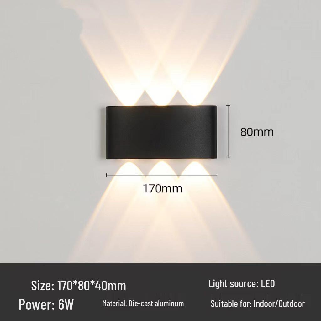 Waterproof LED Outdoor Wall Light for Courtyard, Aisle, Terrace, Villa & Decorative Telescope Lighting