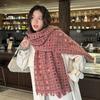 11 New Autumn and Winter Warm Scarf Female Mohair Lengthened and Thickened Scarf Atmosphere High-end Shawl Wholesale