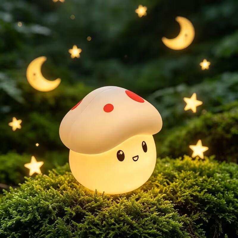 Mushroom Night Light for Baby Feeding and Children’s Room