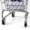 Mini Supermarket Shopping Trolley Cart Desktop Model Children's Toys Home Decoration Miniature Decorative Figurines Home Decor