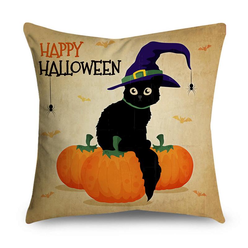 Happy Easter Halloween printed pattern cushion cover for home living room sofa decoration square polyester pillowcase