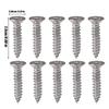 304 Stainless Steel Cross Recessed Countersunk Flat Head Tapping Screws for Wood Self-tapping Phillips Furniture Screw Fasteners