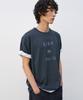 INSILENCE Stencil Graphic T-Shirt Charcoal