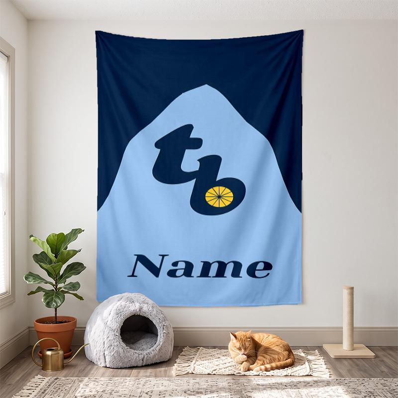 Tampa Bay Rays (5) Customizable name decorative wall tapestry ideal choice for wall decor in bedrooms living rooms dorms and home