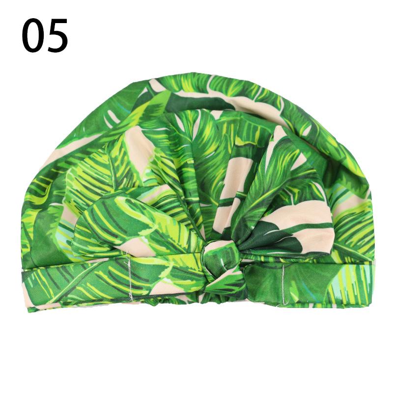 Waterproof Shower Cap Double Layers Bath Cap Adjustable Elastic Band Shower Cap For Women Long Thick Hair CDN