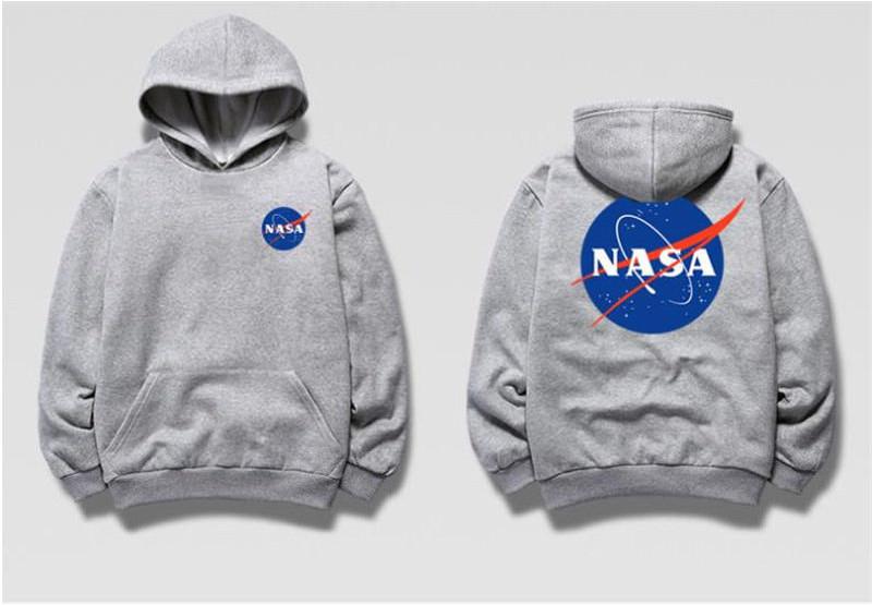 La Suéter De Nasa Nasa Print Unisex Hip Hop Hoodie 2018 Pullover