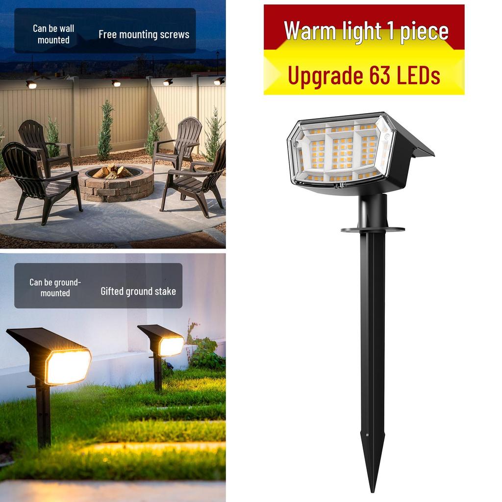 High Brightness Outdoor Solar Tree and Garden Landscape Spotlights - Waterproof Decorative Lawn Lights