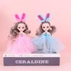 New 17cm Rabbit Ear Activity Joint Mini Small Size Doll