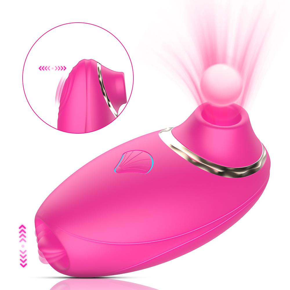2 в 1 язык клитор присоска вибратор женский для женщин G-Spot сосание лизание двойная стимуляция соски массажеры секс игрушка для взрослых