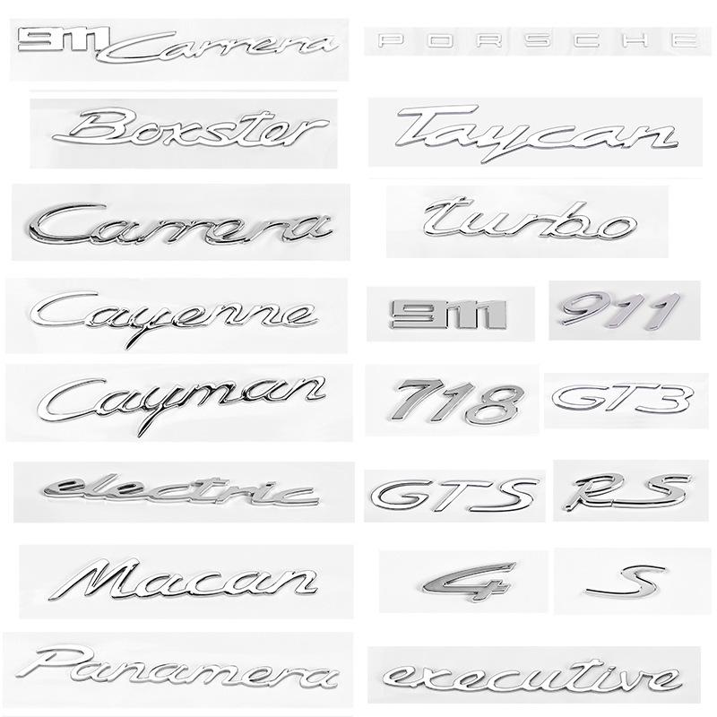 Porsche Boxster & Panamera Electric Executive Englisches Etikett