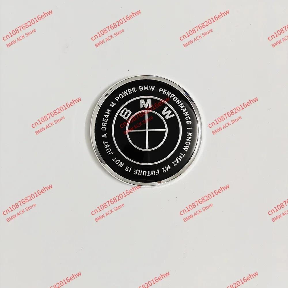 ADZW9 1Pcs 45mm Car Steering Wheel Badge Emblem Stickers for BMW E36 E46 E53 E90 E60 E61 E93 E87 X1 X3 X5 X6 F30 F20 F10 Accessories