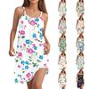 Vestido Casual Feminino de Verão Sem Mangas Moda Vestido de Alça