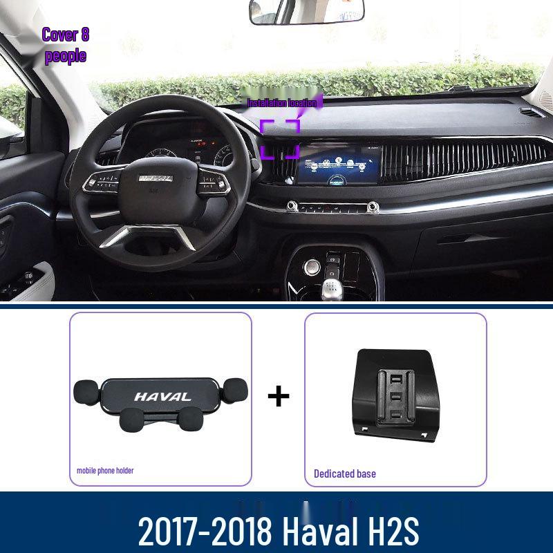 Автомобильные держатели для телефонов и кронштейны для моделей Haval H2S 2017-2018 гг. Haval H2S