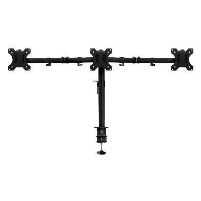 Support d'écran plat pour bureau - EWENT - EW1513 - 68,6 cm (27") - Pince/boulon - Noir