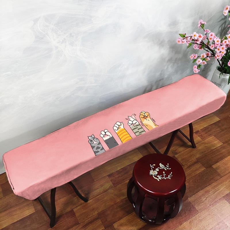 161-165cm Waterproof Guzheng Cover Chinese Ancient Style Dust Cover Edge Classical Literary Piano Organ Keyboard Furniture Cover
