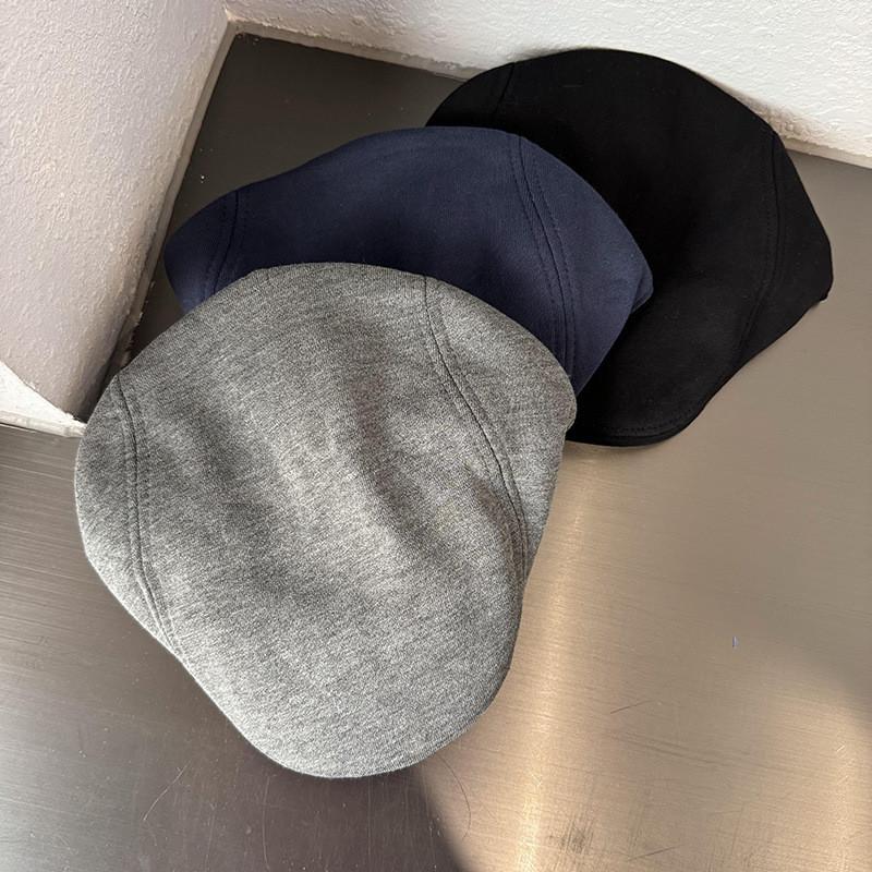Retro Solid Color Urban Baseball Cap Short Brim Breathable Cotton Wear Casual