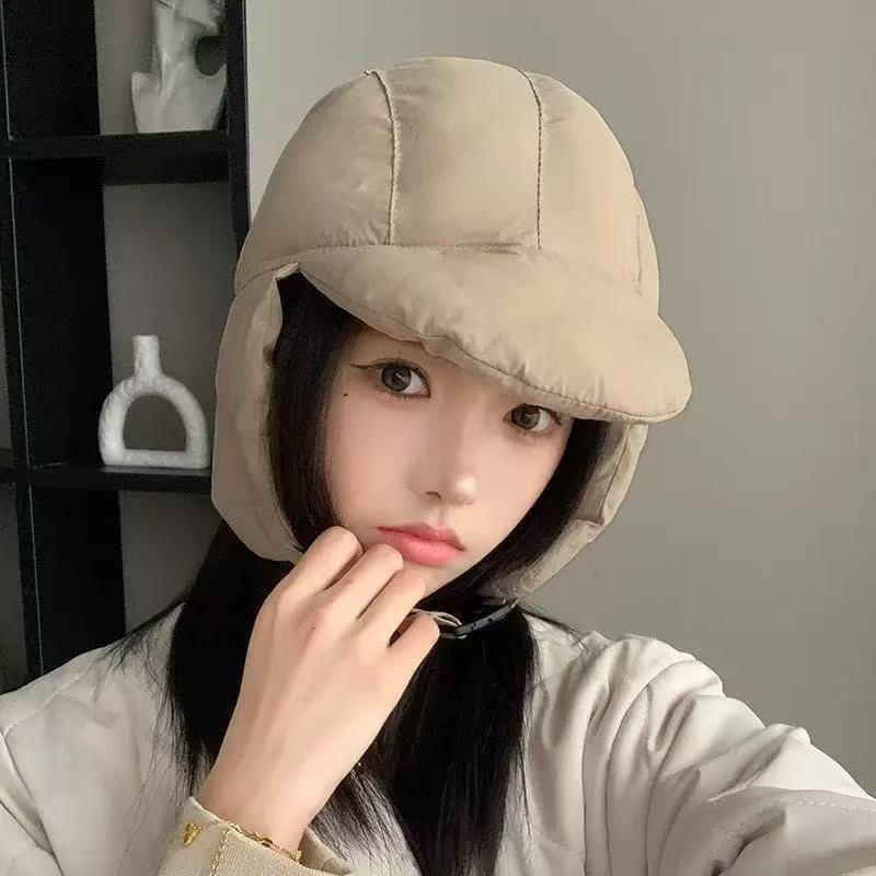 Winter plush fisherman's hat children's Mongolian hat ear protector head hat warm plush thickened cute pile hat