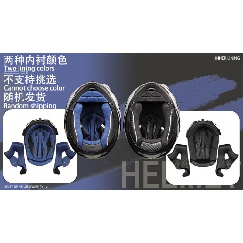 Universelles Motorradhelm-Innenfutter-Set JK902 JK310 ORZ991 ORZ966 S-3XL Ersatzpolster