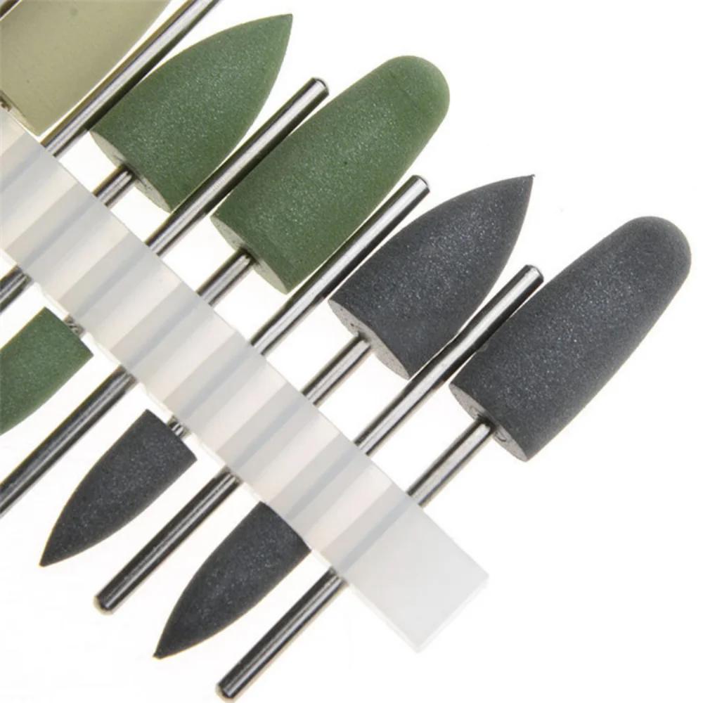 12 st HP0412 Dentalpolerande borr, för polering av proteser med hartsbas, Lågvarvshandstycke Kit, Professionella laboratorievertyg