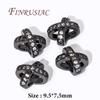 18K Gold Plated Metal Bead Separators For Bracelets,Weave Pattern Beads,Spacer Beads For Jewelry Making DIY Accessories