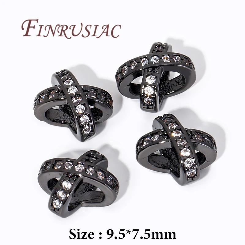 18K Gold Plated Metal Bead Separators For Bracelets,Weave Pattern Beads,Spacer Beads For Jewelry Making DIY Accessories