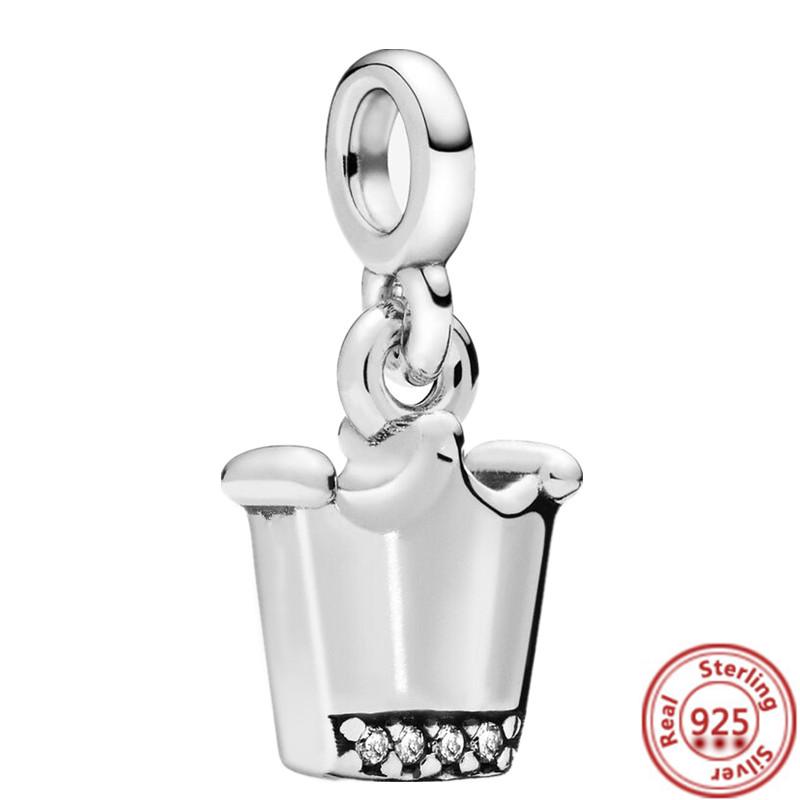 Me Ring S925 Sterling Silber Perle Runder Verbinder Charm Doppelarmreif Passend für Original Me Gliederkette Armband Schmuck