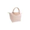 Longchamp Le Pliage Green Canvas With Leather Dumpling Bag, One Shoulder Handbag Small Womens Cherry Blossom Pink