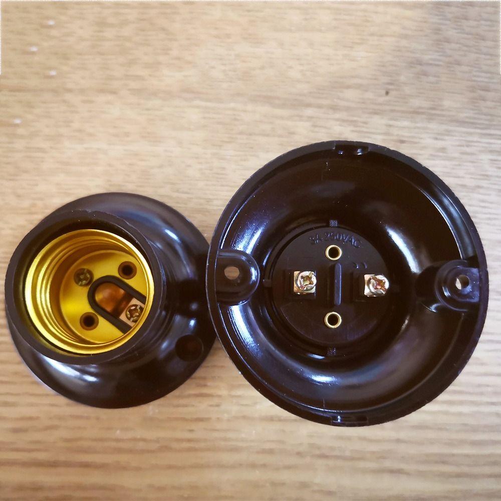 Decorative Hanging Lamp Lamps Adapter Led Light Bulb Holder Round Bulb Base Lamp Holder