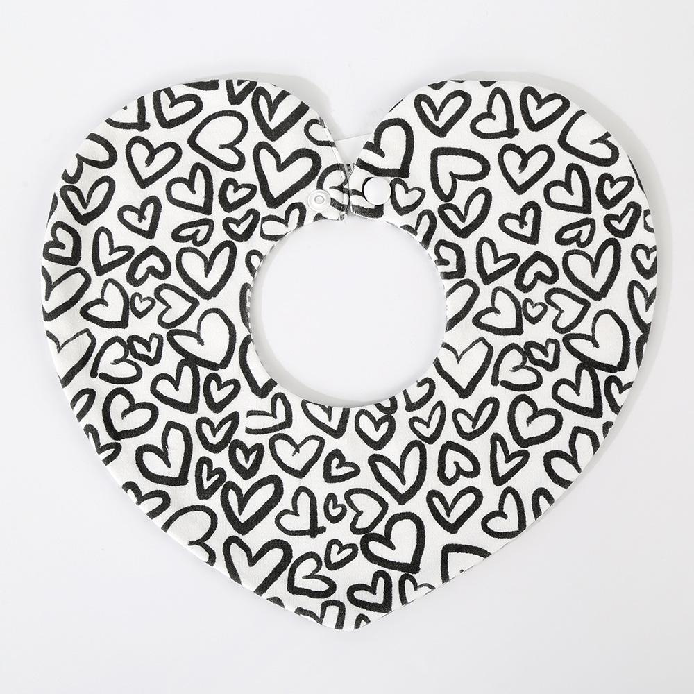 Korean Style Cotton Baby Bib - Double-Sided & Versatile for 0-2 Years