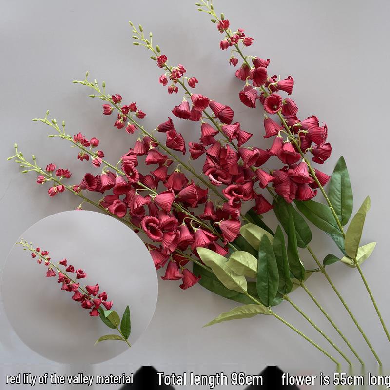 Shunran Dark Red Wine Artificial Wedding Flowers for Chinese Engagement Décor & Aisle Hanging Displays