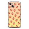 Cartoon Fruit Peach Phone Case Cover for iPhone 16 15 14 13 12 Pro Max 11 Pro Max 7 8 Plus XS XR Shockproof Soft TPU Shell Capas