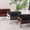 Multipurpose Miniature Sturdy Leather Sofa for Dollhouses 1 12 Scale Toy Set Living Room Furniture Toy Accessory