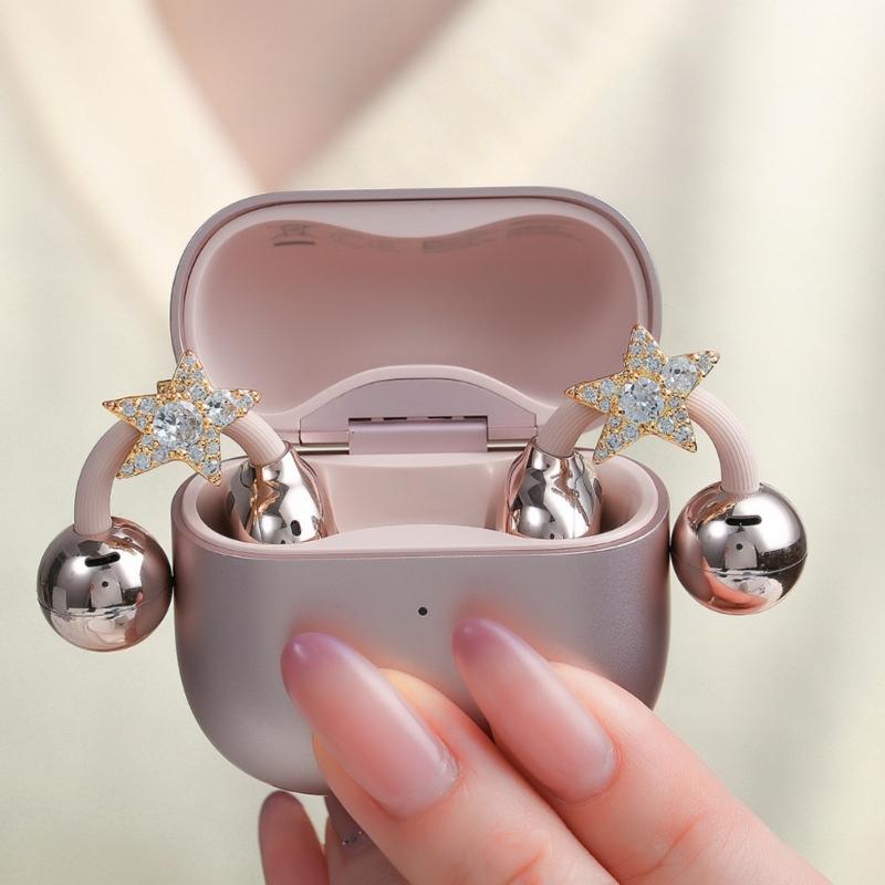 Sparkling Headphone Decoration Ear Clip Star Shape Earphone Decoration For Freeclip 1/2 Ear Clips Accessories