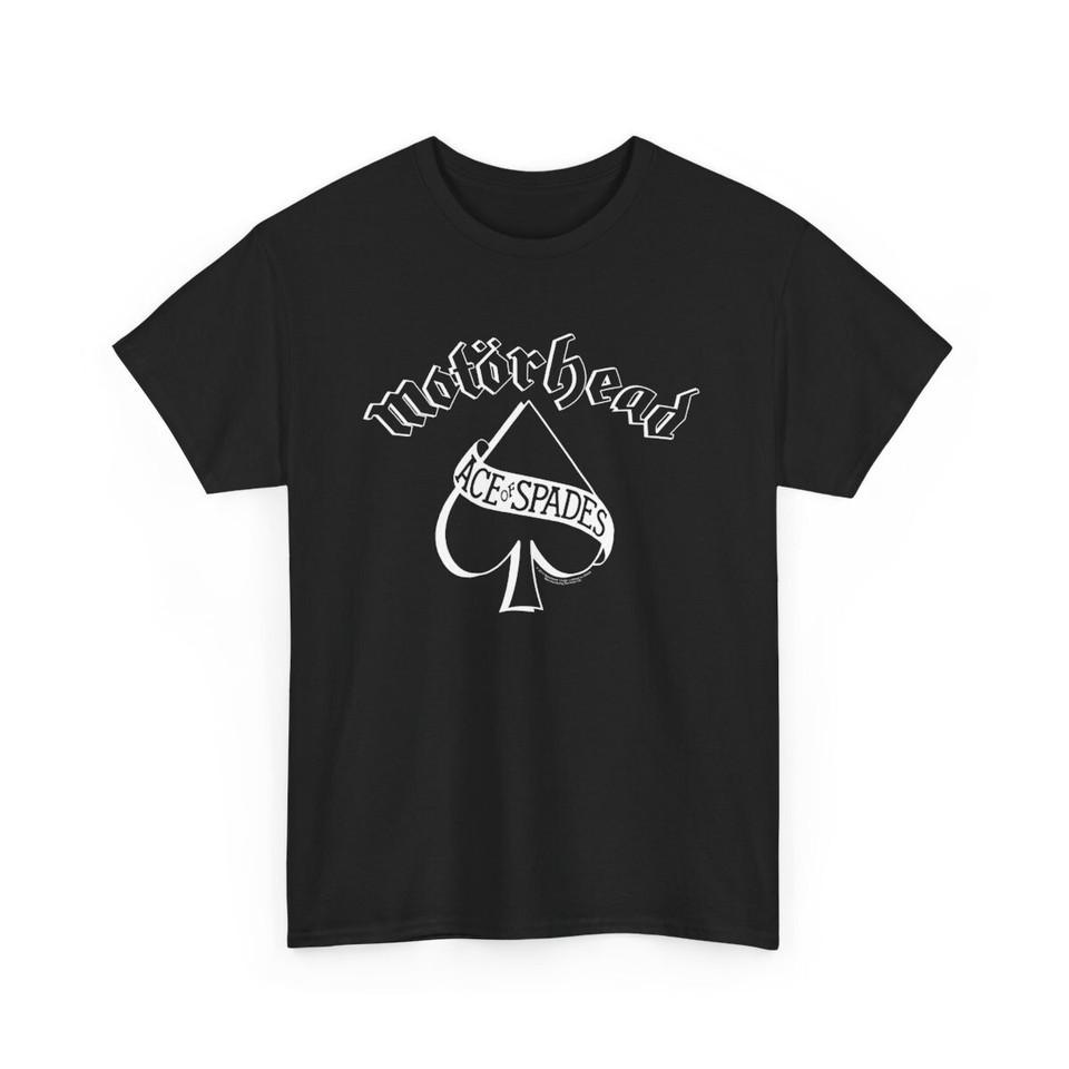 

Motorhead Ace of Spades Men#039s T Shirt Lemmy Heavy Metal Rock Band Concert Tour Unisex T-Shirt XL