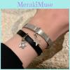 Cool Star Y2k Charm Bracelet Adjustable Leather Wristband 2024 Summer Trend